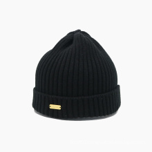 Black Beanie Hat Custom Color Size